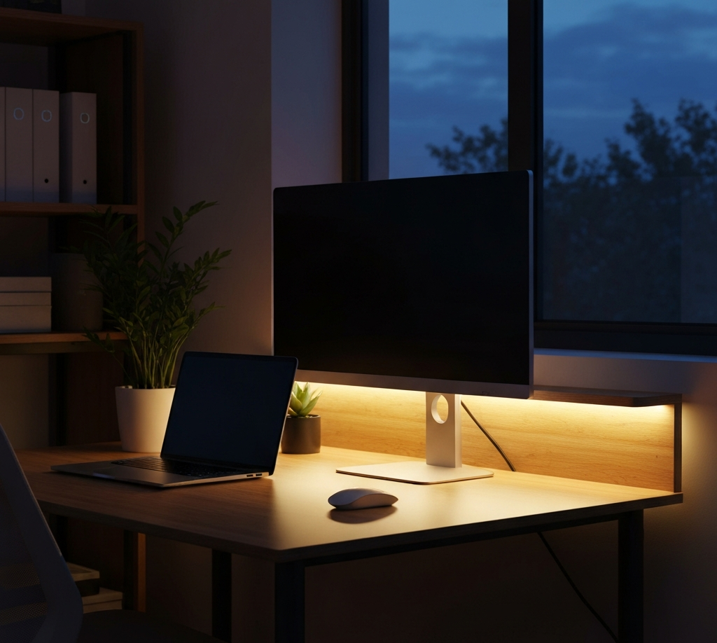 battery operated led strips for desk decor